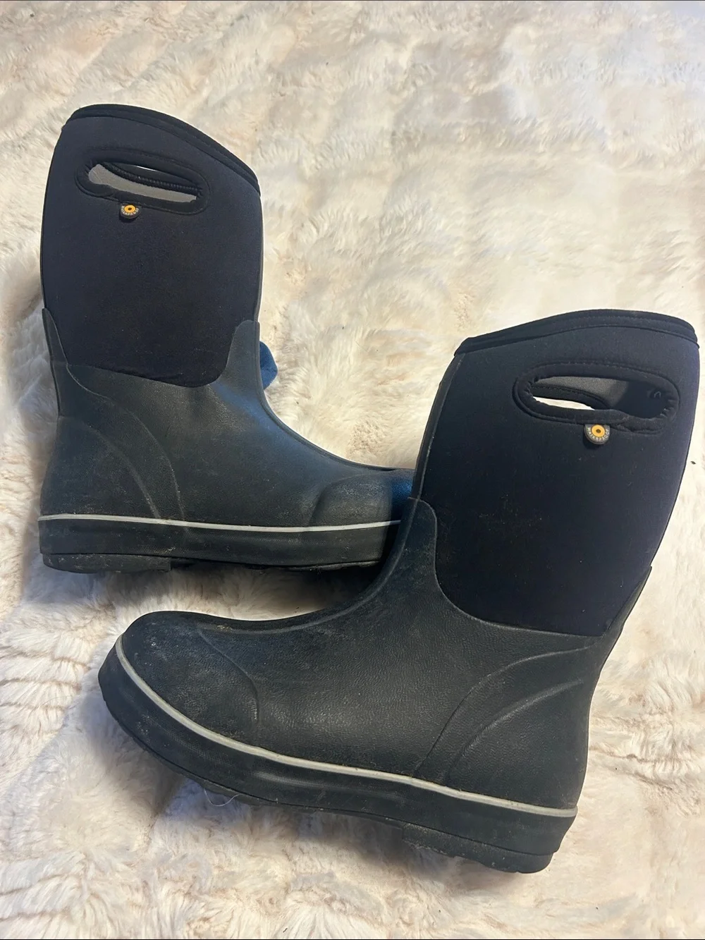 Bogs Classic II Solid Black Waterproof Boots